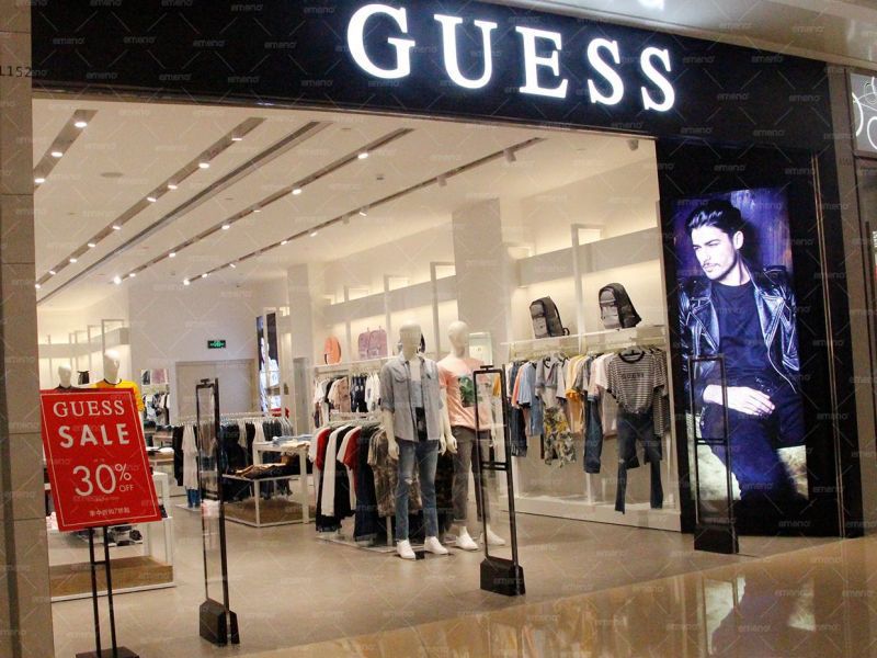 GUESS arropa denda kubic beauty AM6811 lapurreten aurkako gailua instalatu du