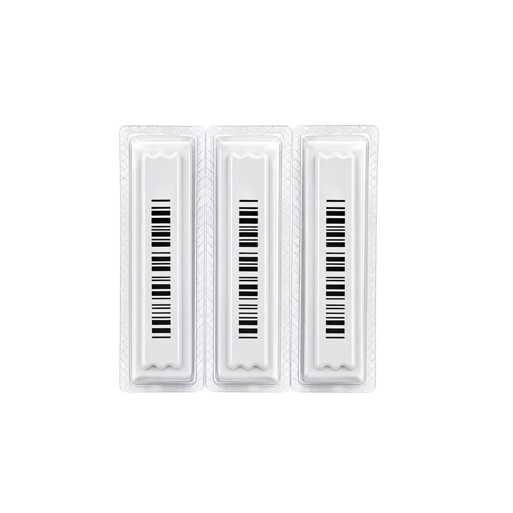 LiFangmei Technology AM Soft Label: 45 × 11 mm, erabilera bakarrekoa, supermerkatuetako garbiketa eta higiene produktuen lapurreta egiteko egokia.